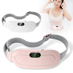 Portable Menstrual Heating Pad Warm Palace Waist Belt Period Cramp Massager Menstrual Heating Pad Dysmenorrhea Relieving Belt